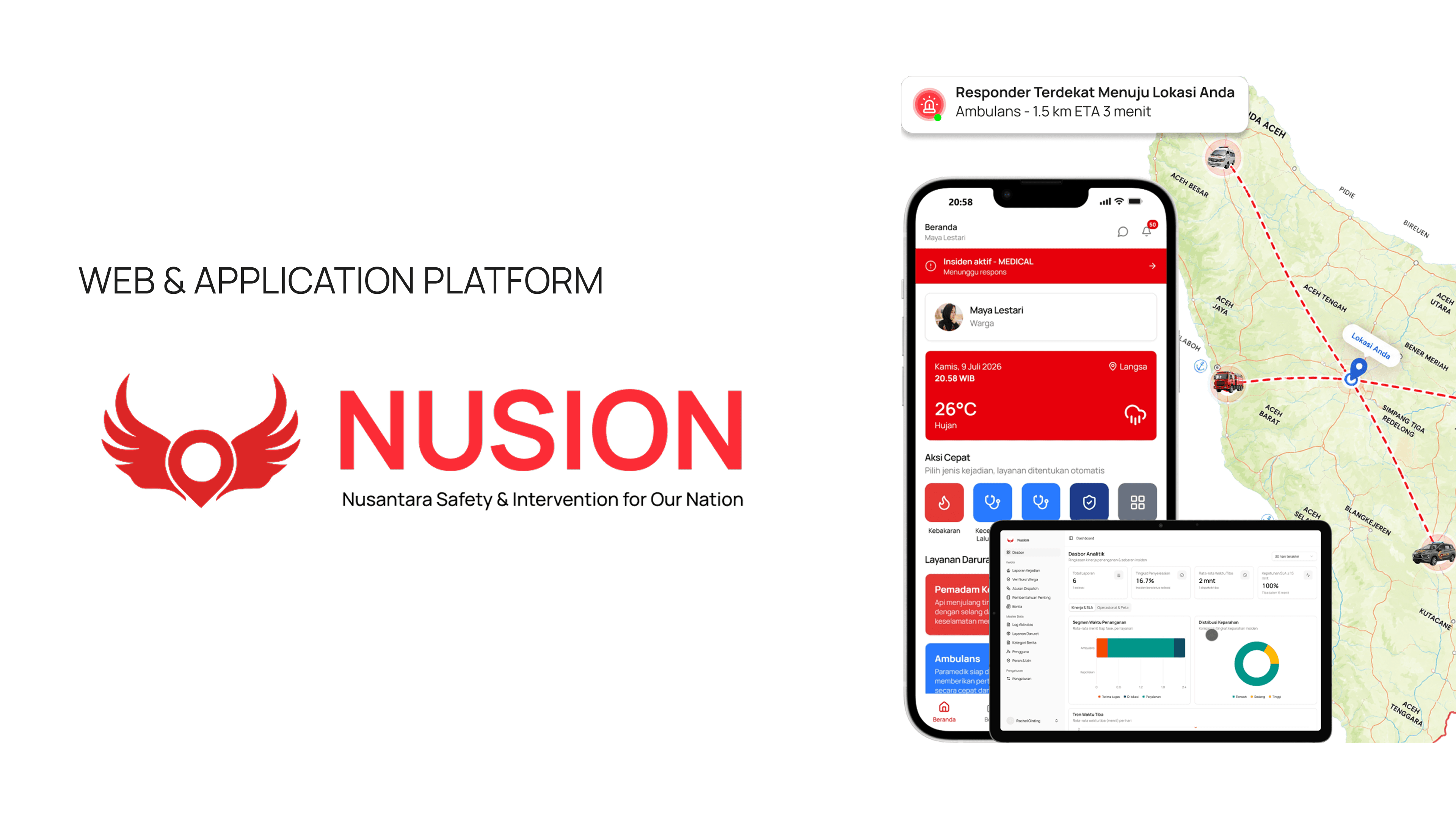 Nusion - Emergency Reporting & Response Platform image